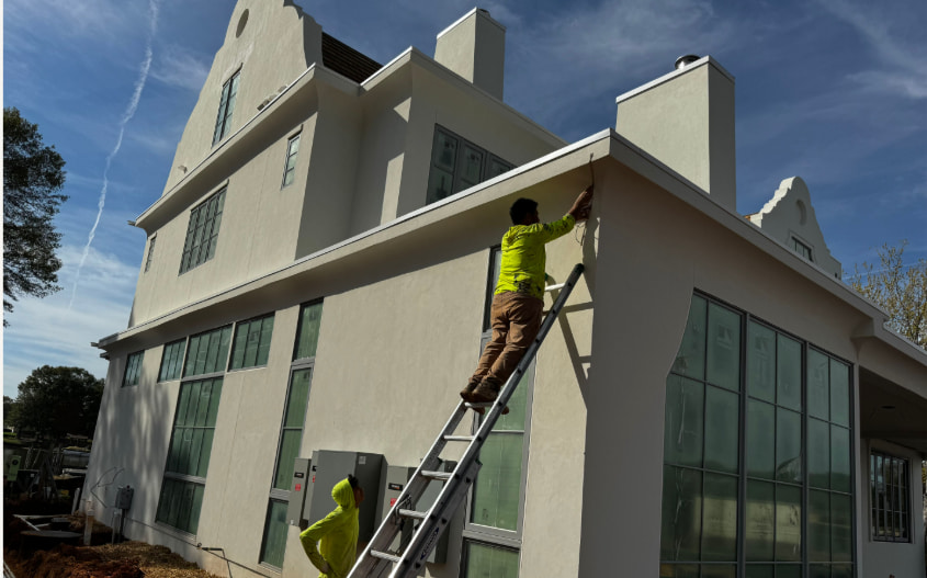 Stucco Repaint Work